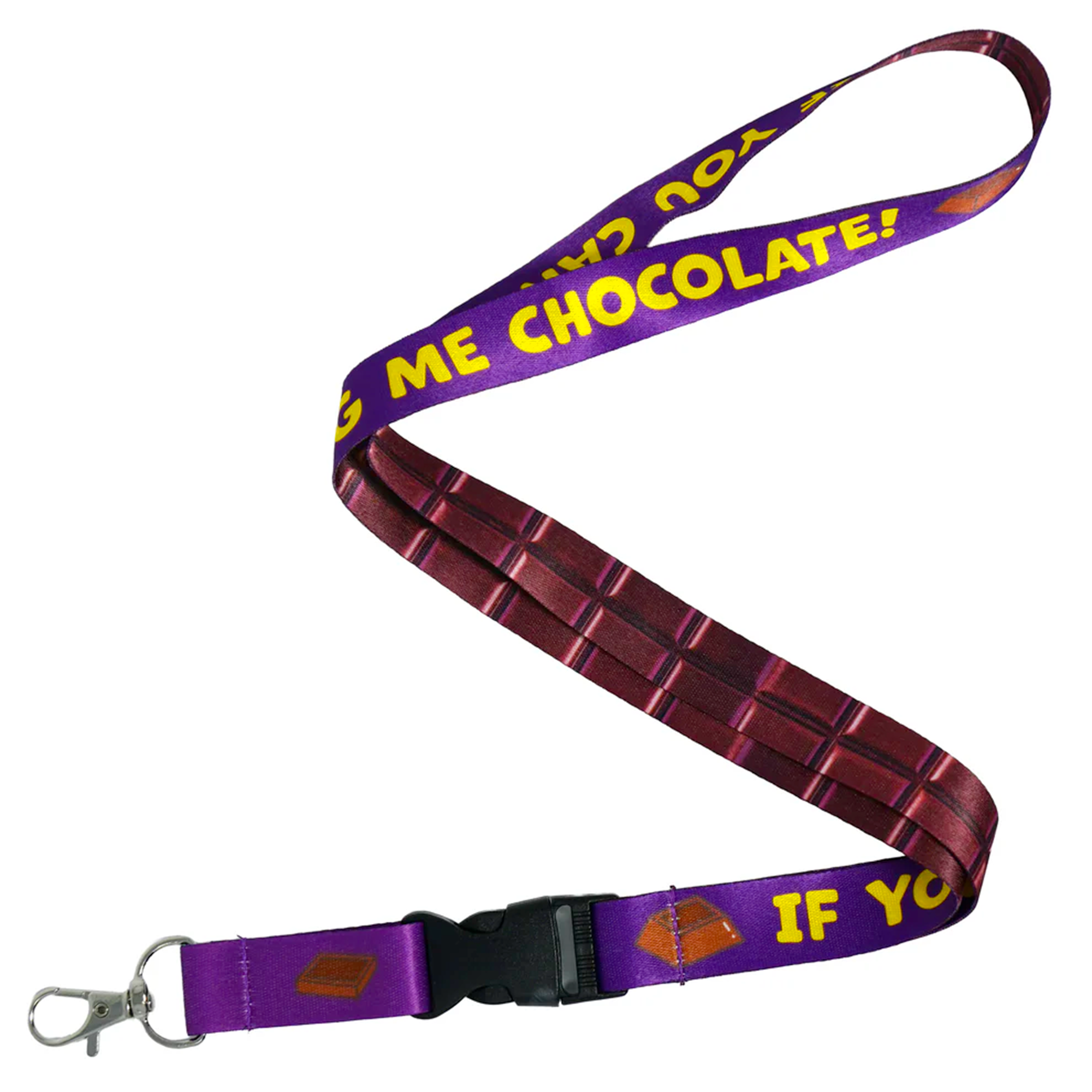 If You Can Read This Bring Me Chocolate Lanyard Main image