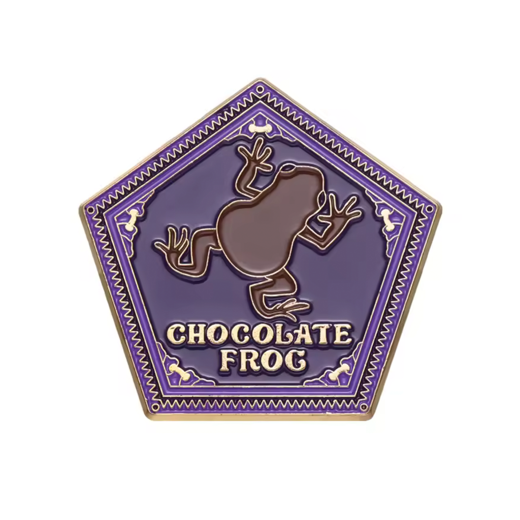 Chocolate Frog Wizard Pin Badge