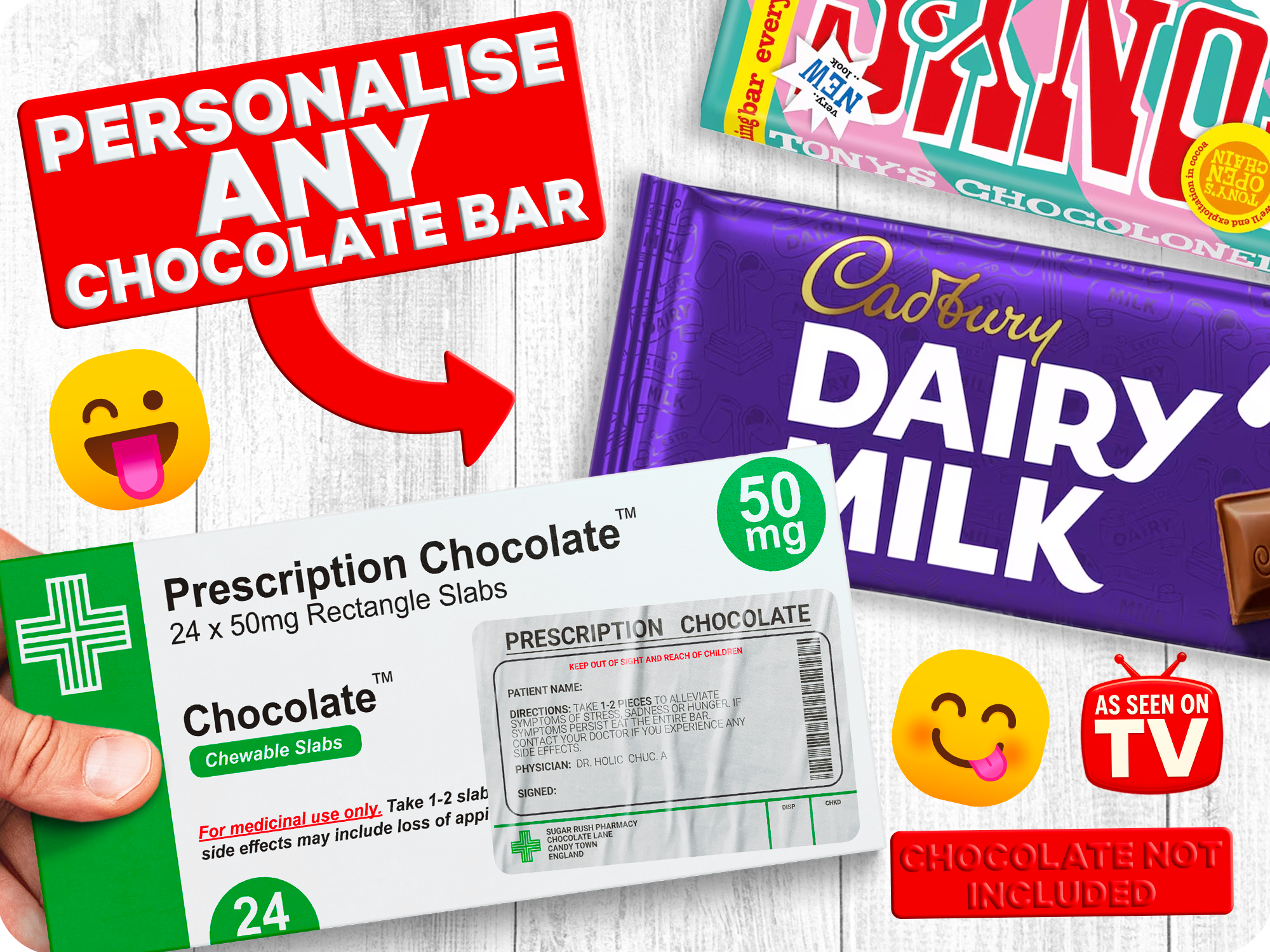 Cajas de regalo de chocolates con receta novedosas Imagen secundaria del producto