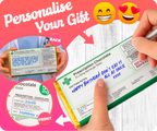 10 X Prescription Chocolate Bar Wrappers | Novelty Joke Fits Most Chocolate Bars