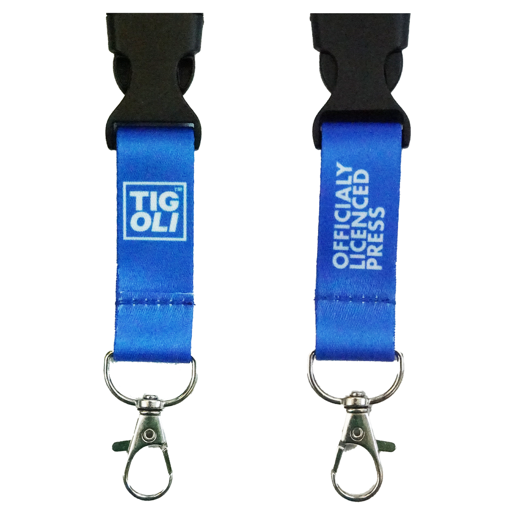 Tigoli Officially Licensed Press Lanyards
