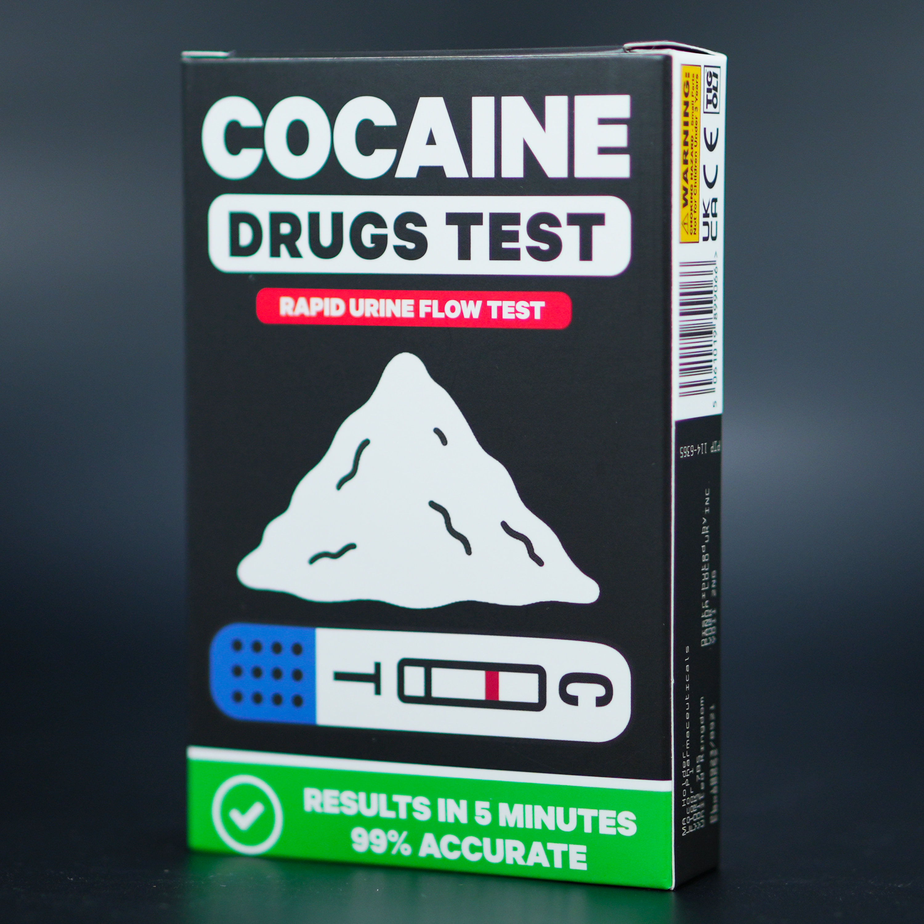 Cocaine Drug Test Kit – Rapid Lateral Flow Urine – Fun Gag Gift & Home Test Kit