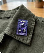 The Coffee Tarot Card Enamel Lapel Pin Badge