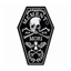 Memento Mori Coffin Enamel Lapel Pin Badge