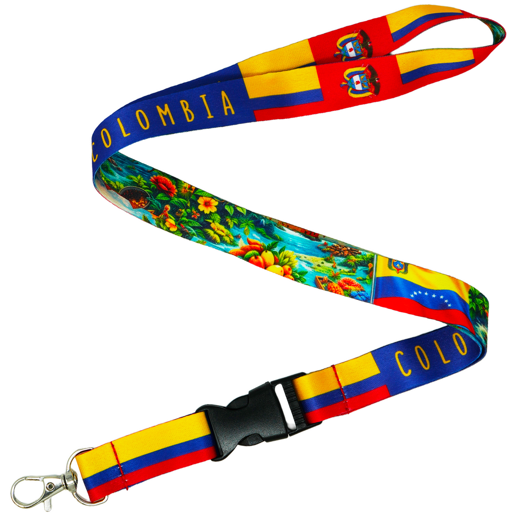 Colombia National Flag Lanyard