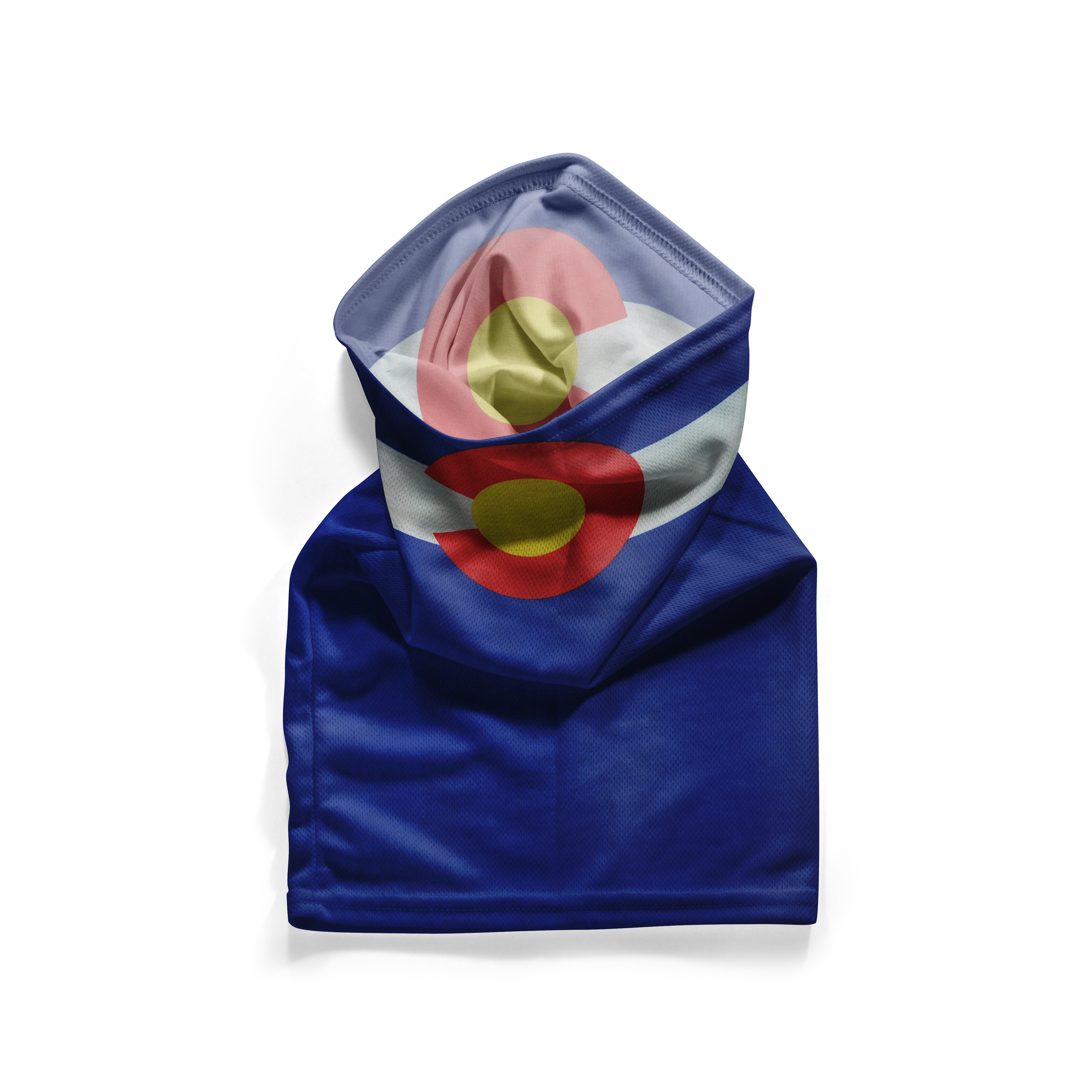 Gorro tubular con la bandera del estado de Colorado – Mascarilla transpirable, cubrecuello y cubrecara