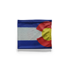 Gorro tubular con la bandera del estado de Colorado – Mascarilla transpirable, cubrecuello y cubrecara