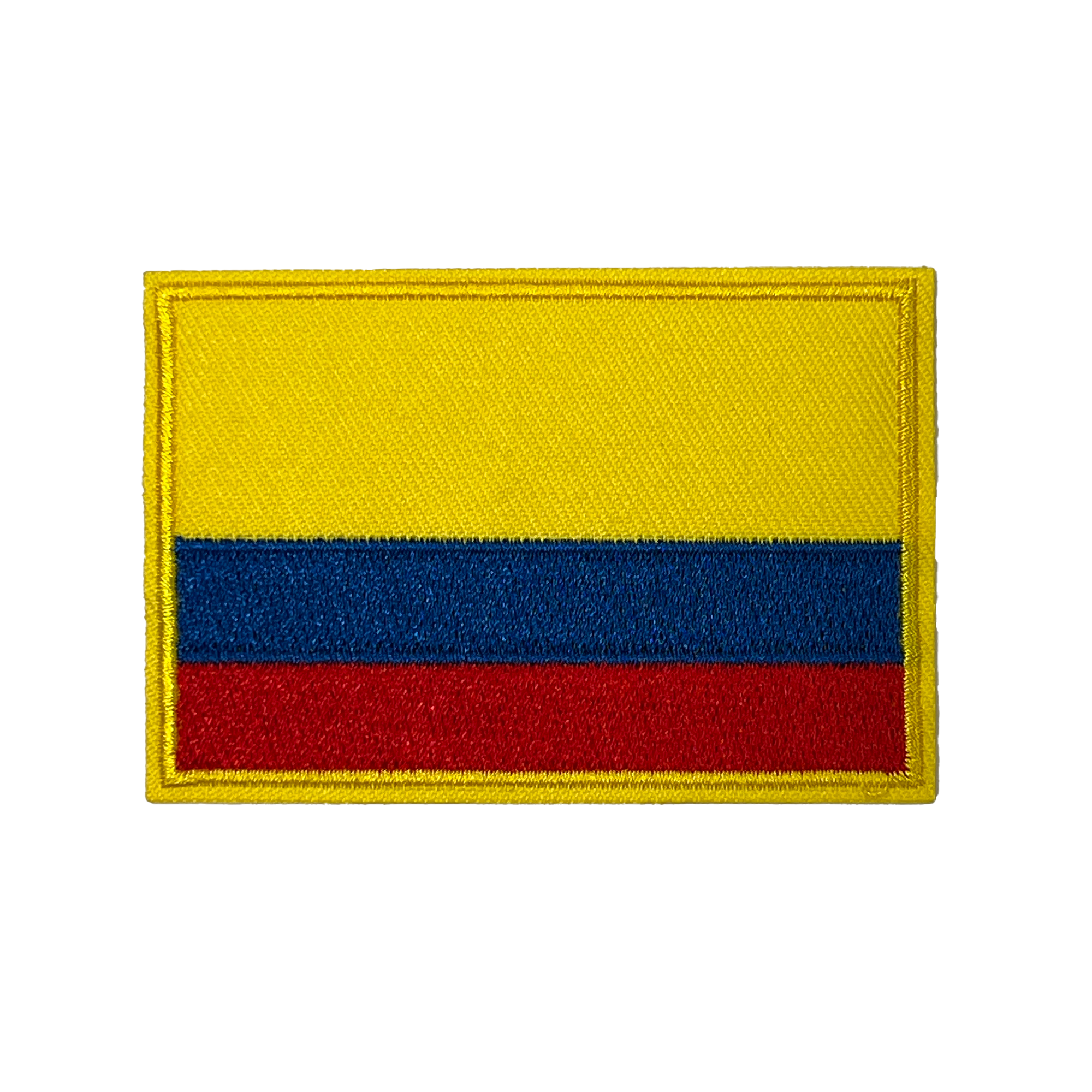 Colombia Rectangle Embroidery Patch (8 x 5.5cm) Main image