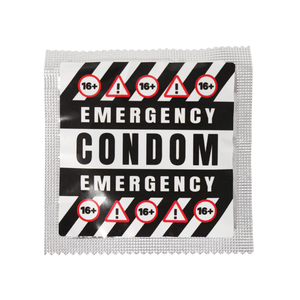 Emergency Condom in Gift Box – Funny Novelty Gag Gift, Break Glass in Case of Emergency