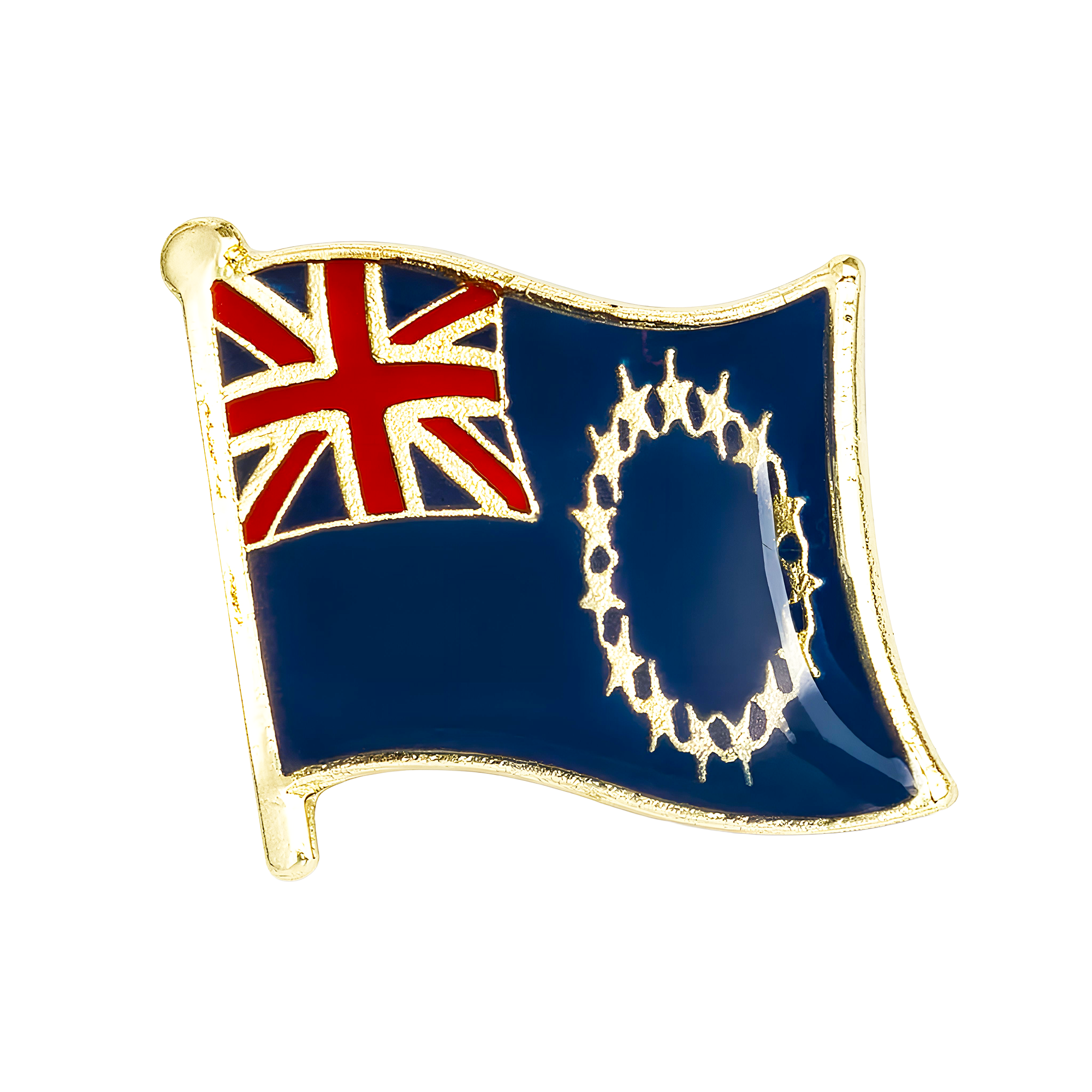 Cook Islands Pacific Flag Pin Badge