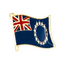Cook Islands Pacific Flag Pin Badge