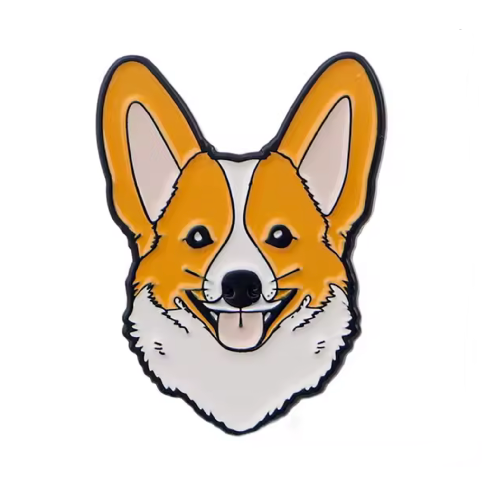 Pin con diseño de perro Corgi Imagen principal del producto