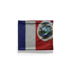 Snood con la bandera de Costa Rica - Cuello y protector facial transpirable tipo braga