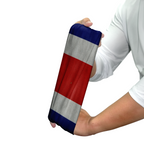 Snood con la bandera de Costa Rica - Cuello y protector facial transpirable tipo braga