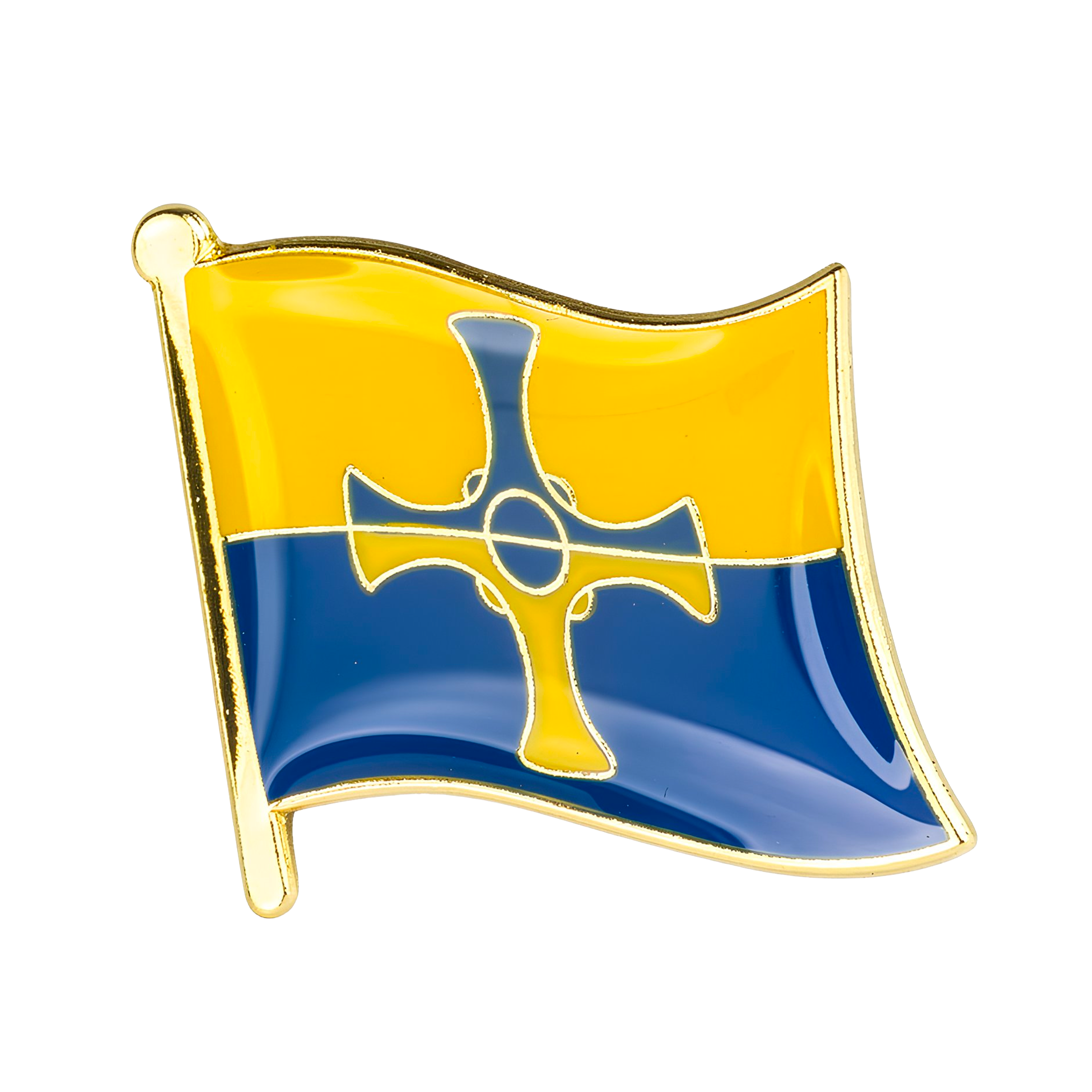 County Durham Regional English County Flag Pin Badge