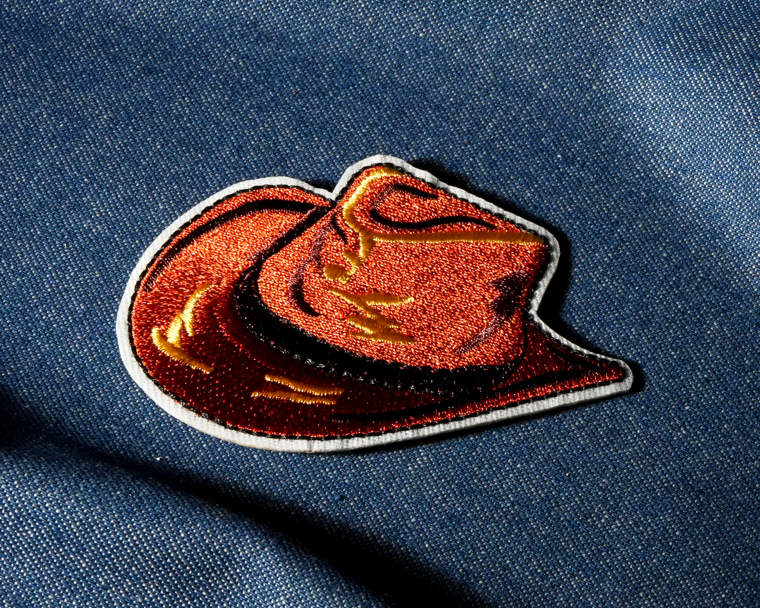 Parche Termoadhesivo Sombrero de Vaquero (8 x 5 cm) Imagen secundaria del producto