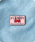 If Crabby Return to the Beach Enamel Pin Badge
