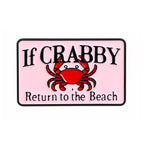 If Crabby Return to the Beach Enamel Pin Badge
