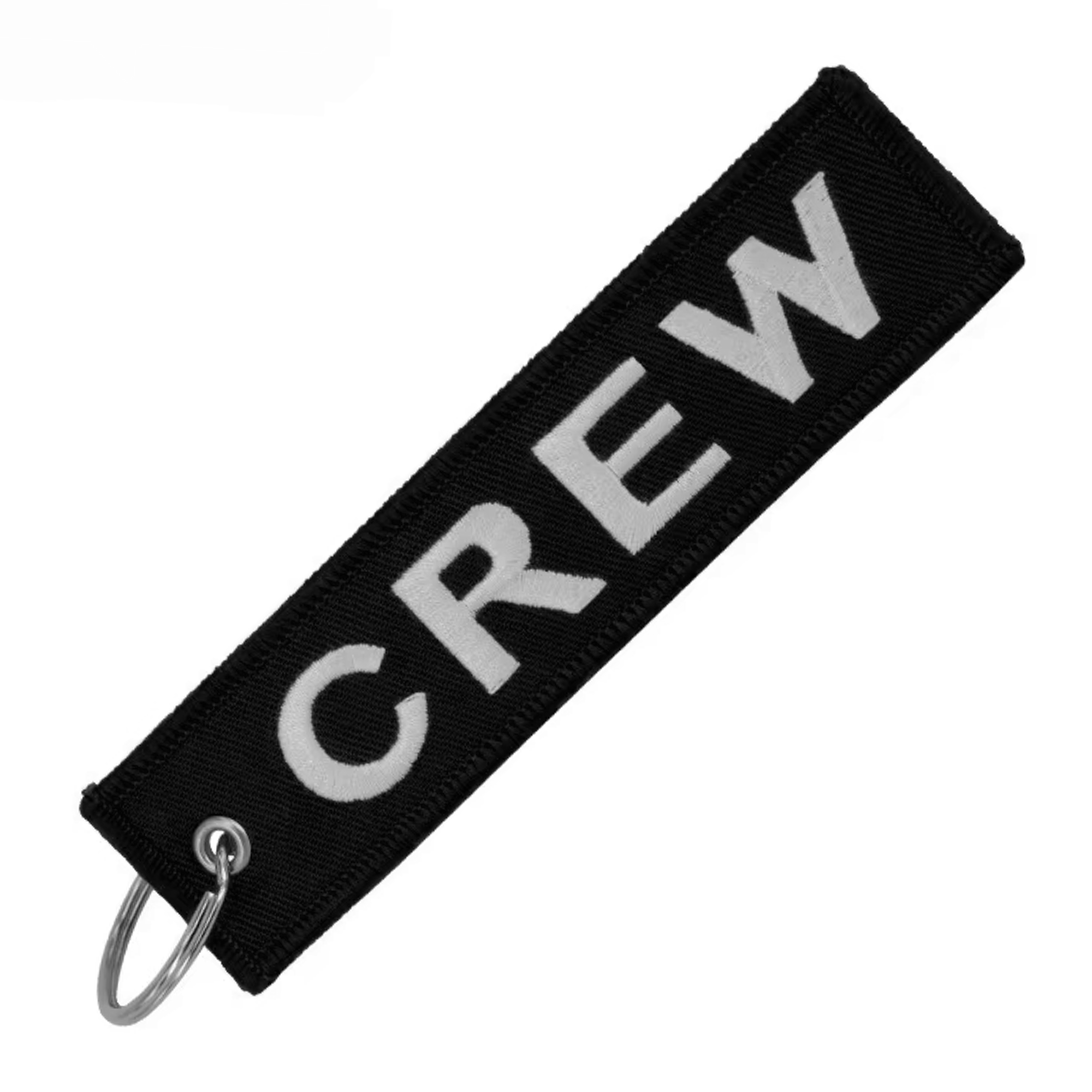 Flight Crew Black Fabric Luggage Keyring Main image