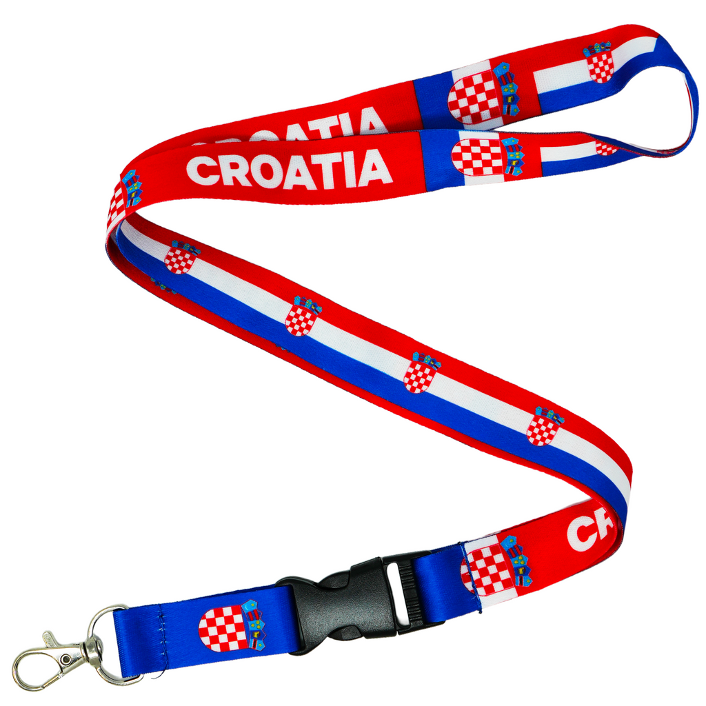 Croatia National Flag Lanyard
