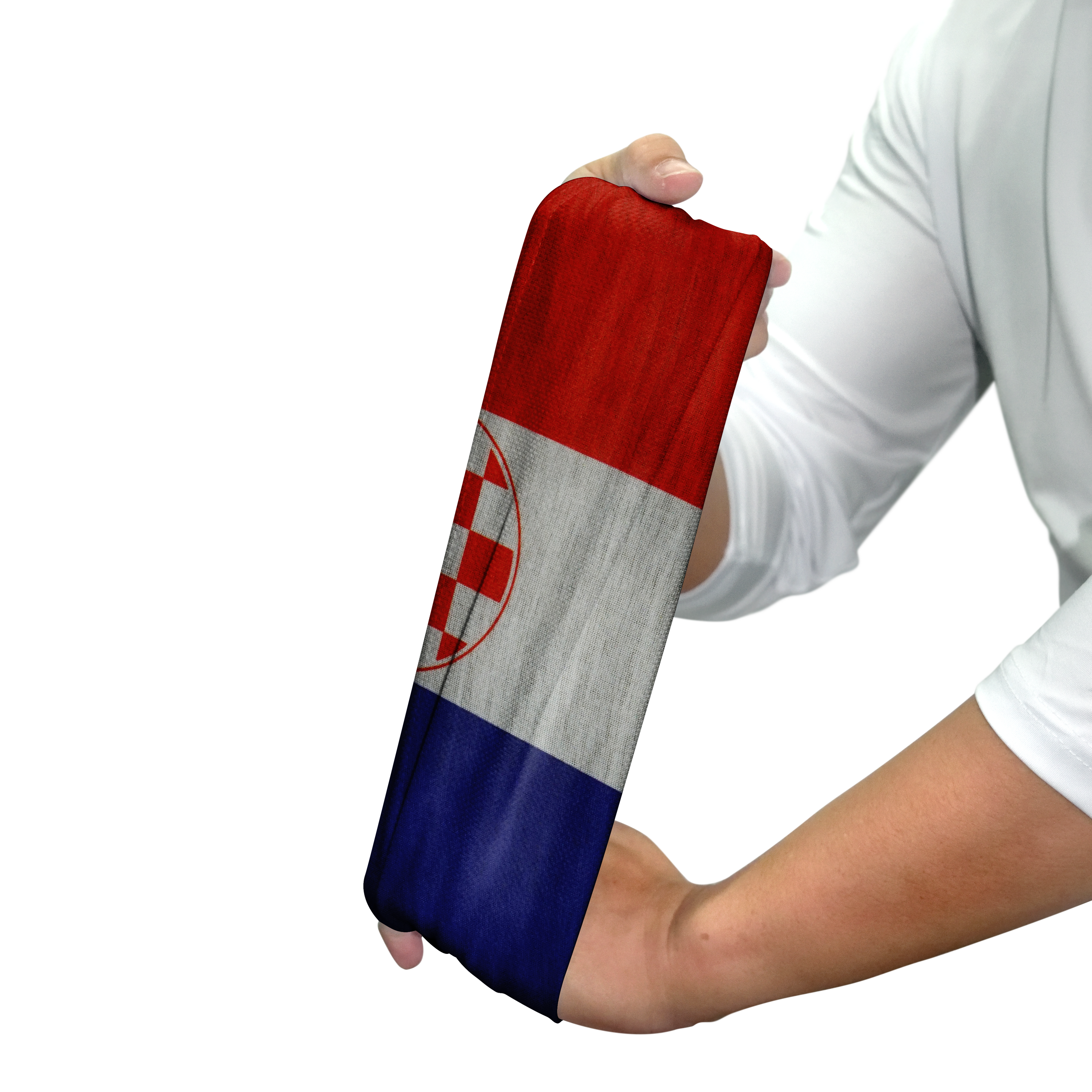 Bandana multifunción de la bandera y el escudo nacional de Croacia, cubrebocas transpirable