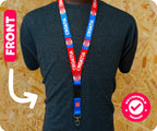 Croatia National Flag Lanyard