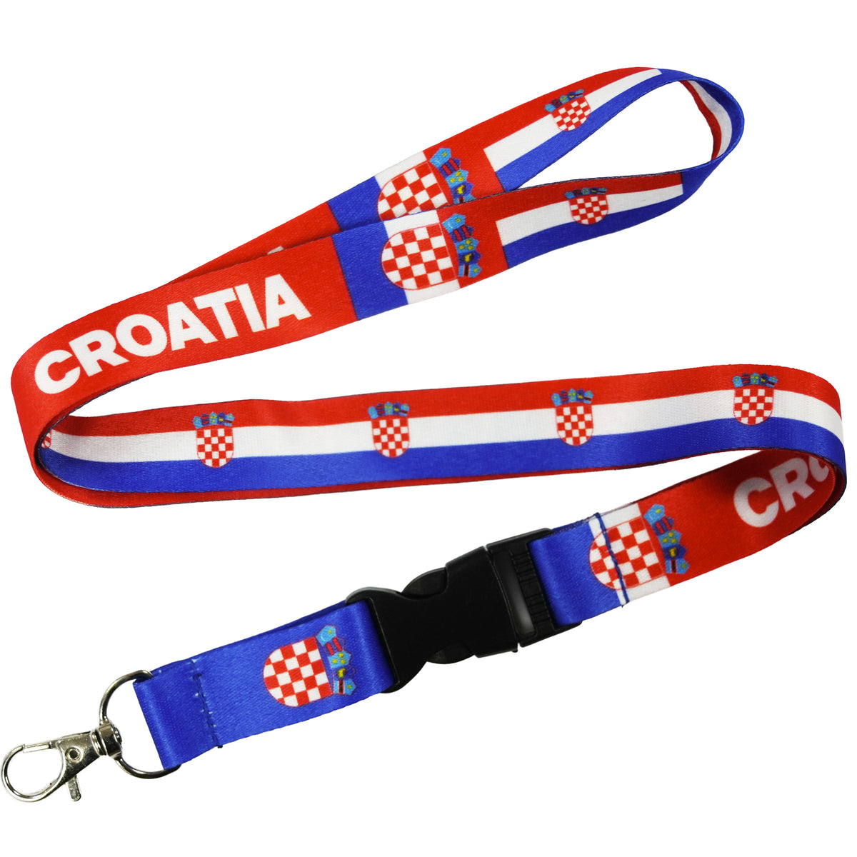 Croatia National Flag Lanyard