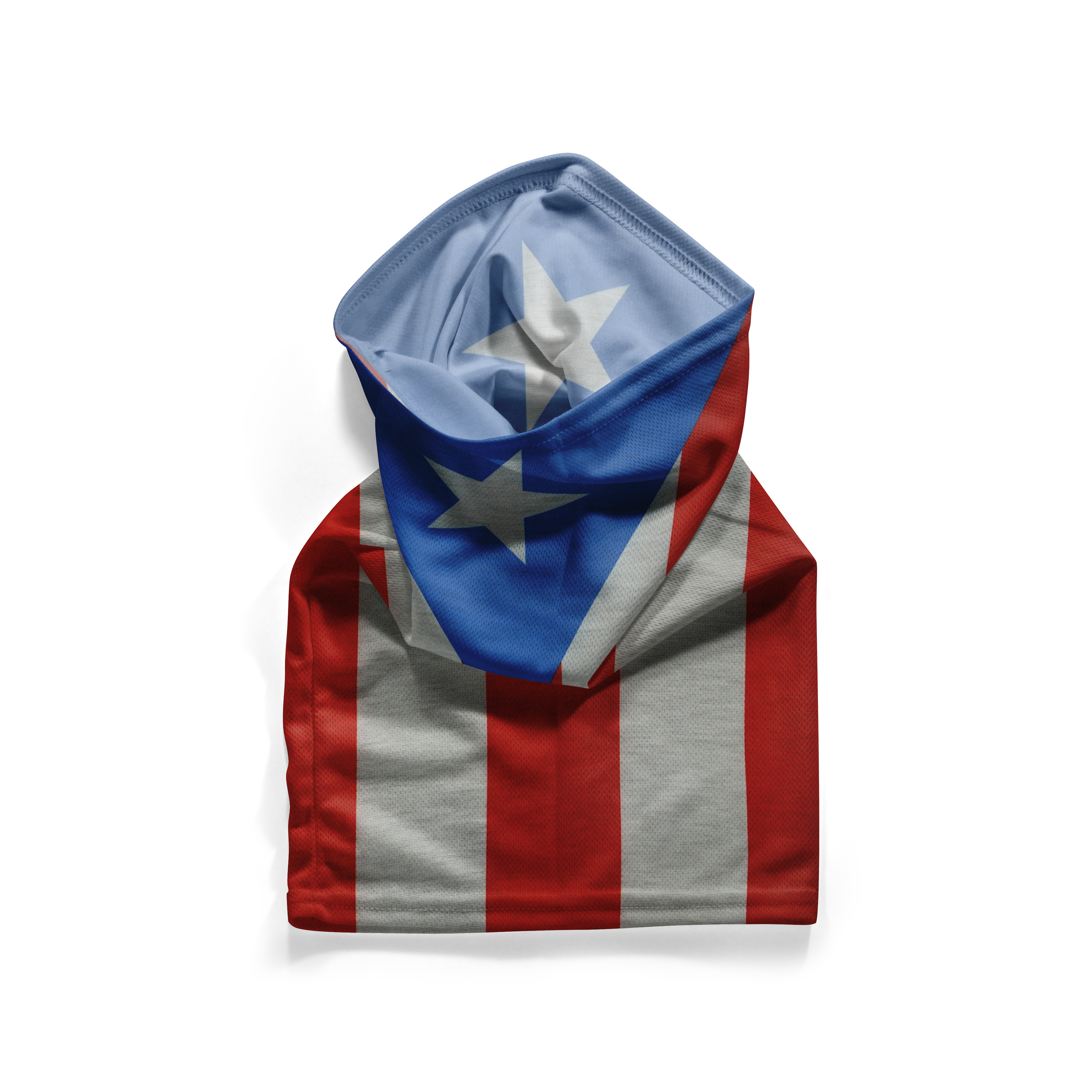 Puerto Rico Flag  – Breathable Mask Neck Gaiter Face Covering Secondary image