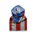 Bandana multiusos con la bandera de Puerto Rico – Cubrebocas transpirable y protector facial