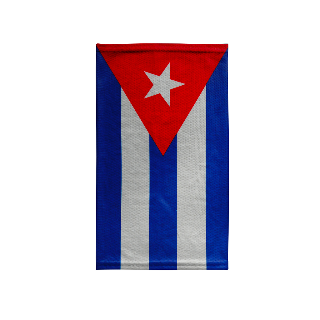 Snood Bandera de Cuba – Mascarilla Transpirable Braga Cuello Cubrecara