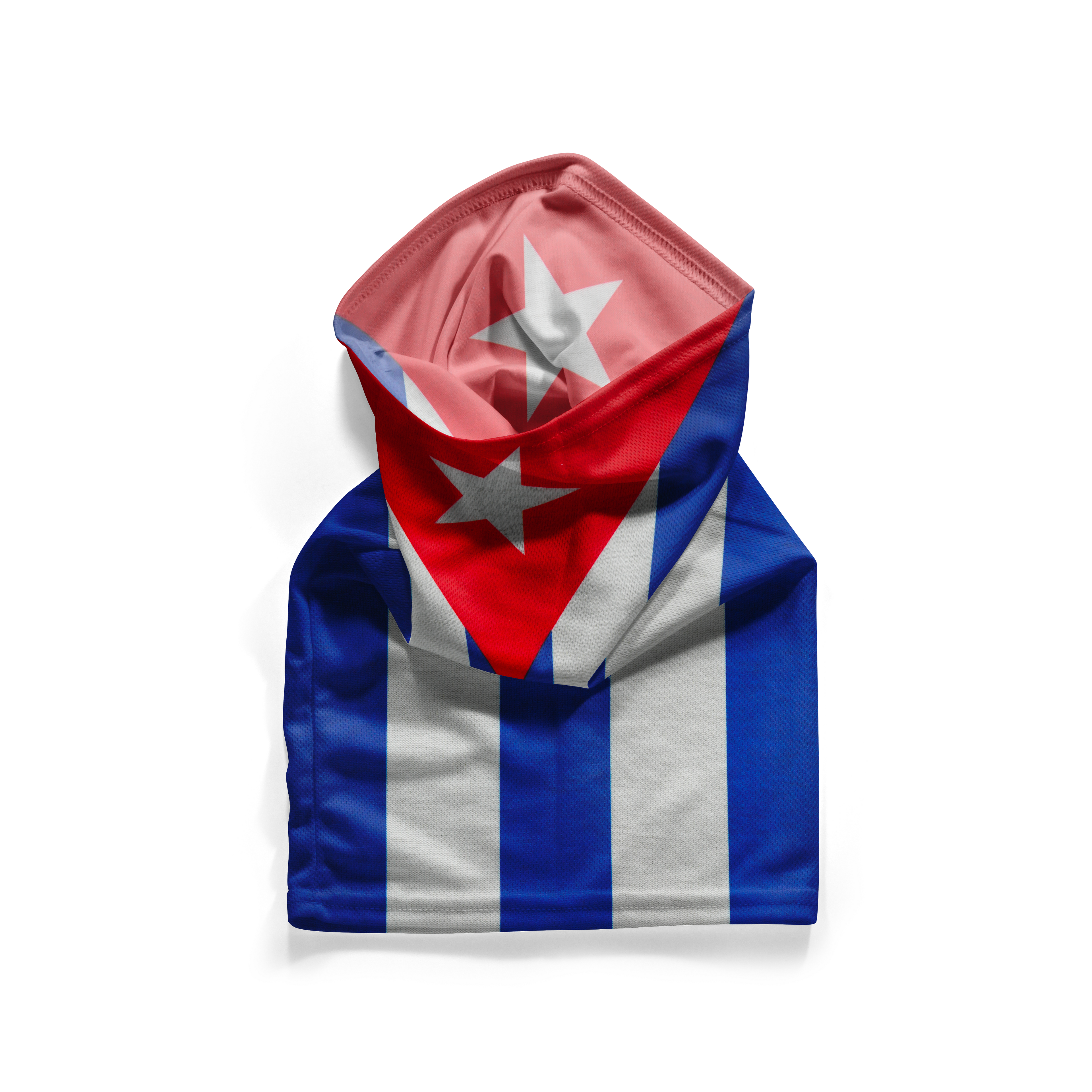 Snood Bandera de Cuba – Mascarilla Transpirable Braga Cuello Cubrecara
