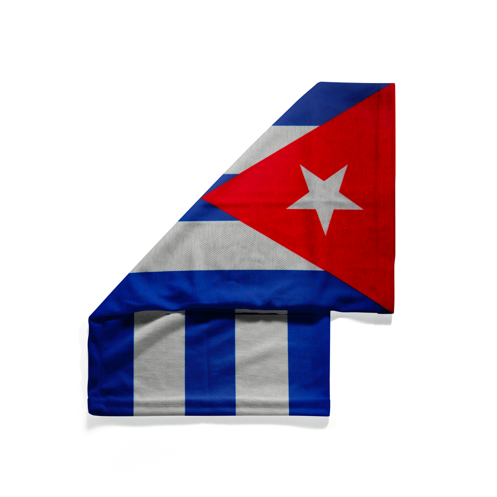 Snood Bandera de Cuba – Mascarilla Transpirable Braga Cuello Cubrecara