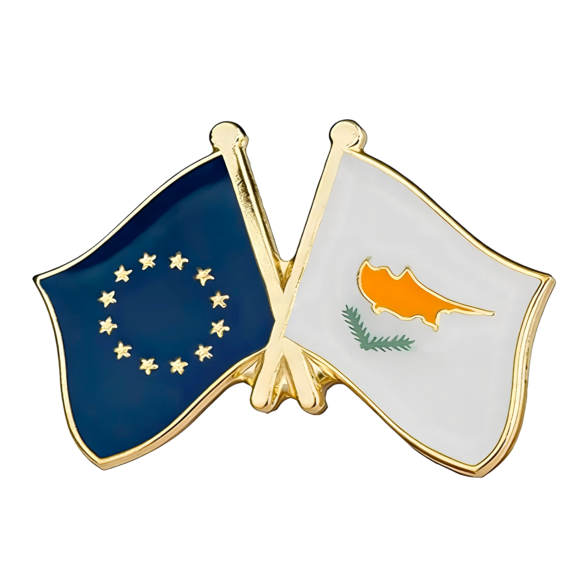 Pin de amistad entre la Unión Europea y Chipre Imagen principal del producto