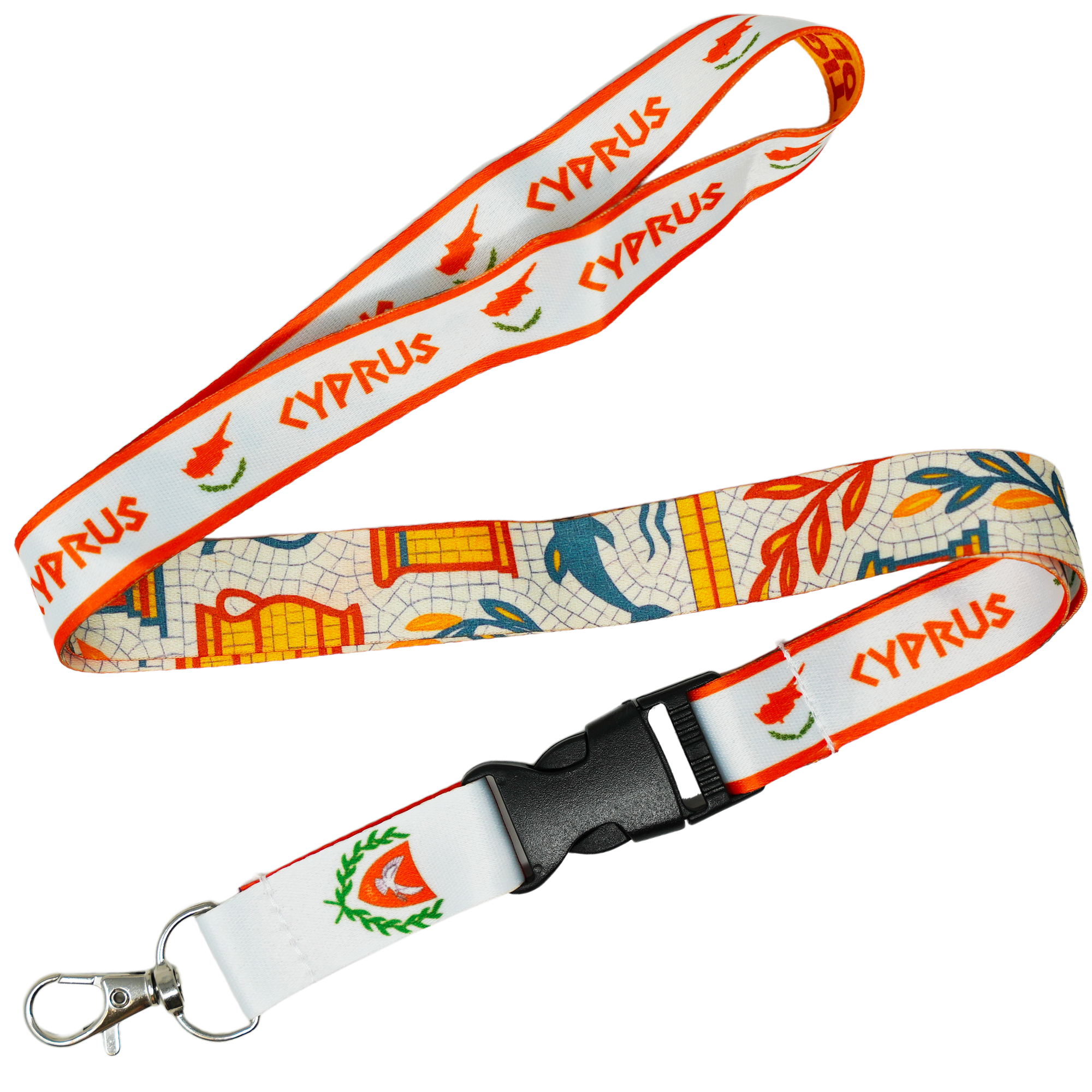 Cyprus Flag Lanyard