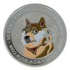Dogecoin Silver Plated Challenge Coin