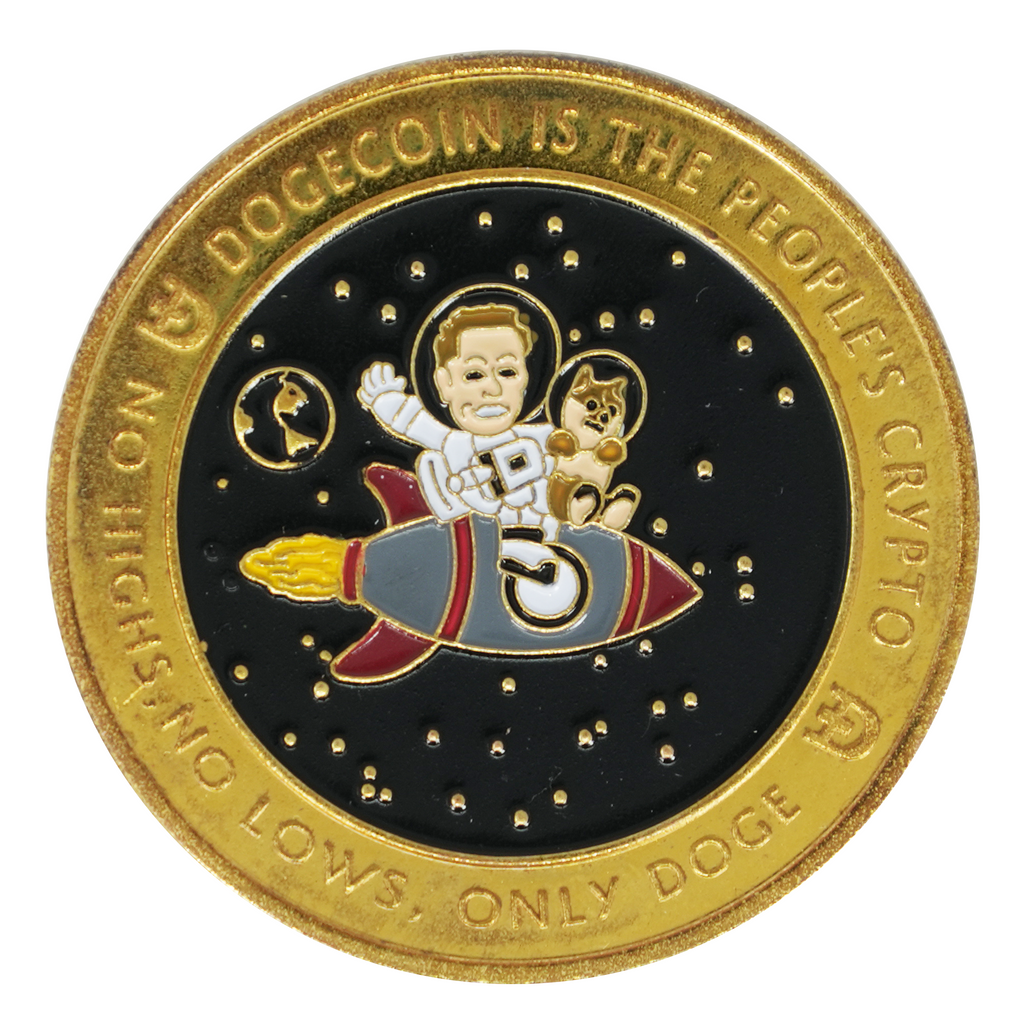 Dogecoin Commemorative Coin – “To the Moon” Edition
