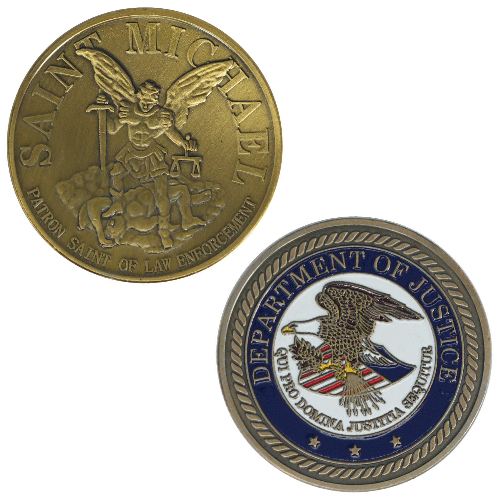 Moneda conmemorativa del Departamento de Justicia Imagen principal del producto