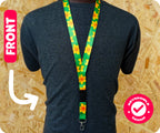 Daffodils Garden Flowers Lanyard