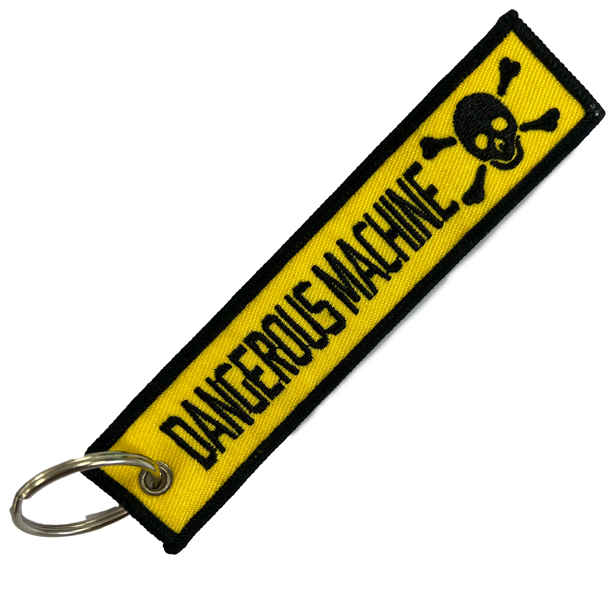 Dangerous Machine Fabric Luggage Keyring Main image