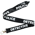 Police Detective Lanyard Keychain