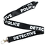 Police Detective Lanyard Keychain