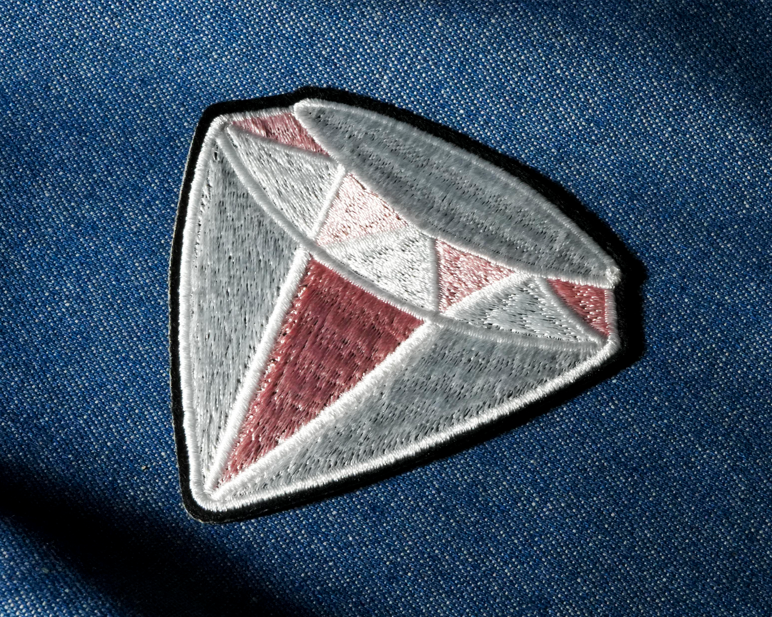 Diamond Patch Iron On (7 x 8cm) Secondary image