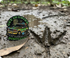 Get In Loser We're Running From Dinosaurs Pin Badge