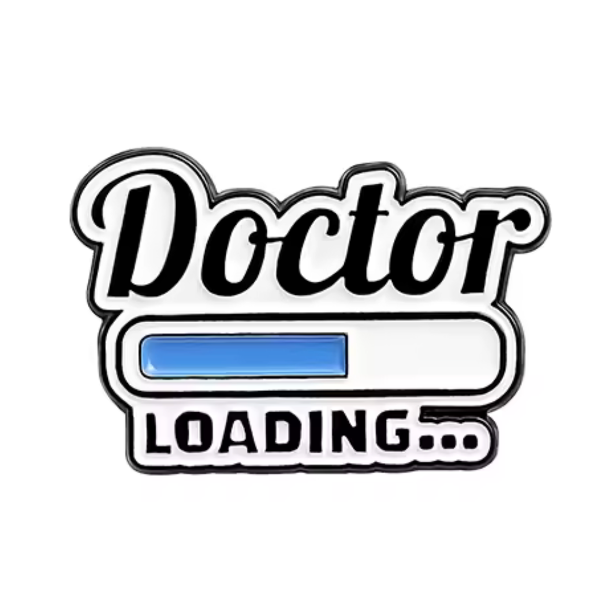 Doctor Loading Pin Badge