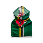 Bandana/Snood con la bandera de Dominica – Mascarilla transpirable cubrecuello