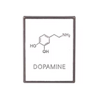 Dopamine Chemical Composition Pin Badge