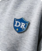 Doctor DR Shield Enamel Pin Badge