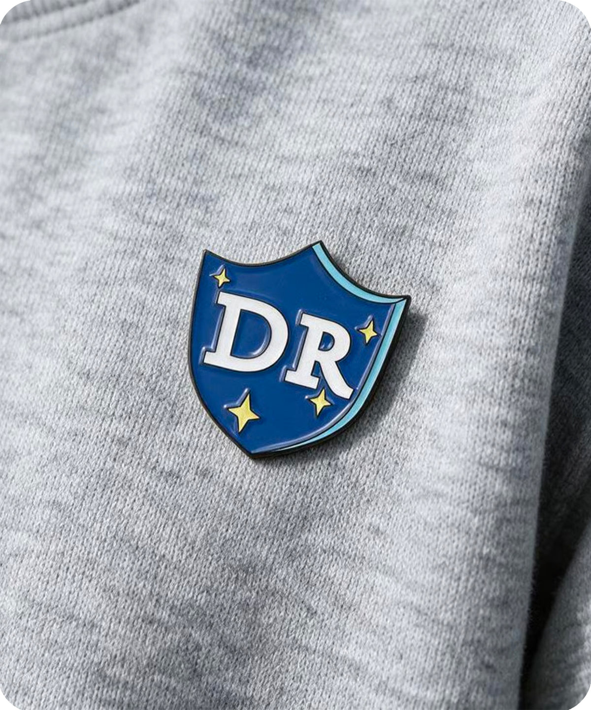Doctor DR Shield Enamel Pin Badge