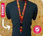 Dragon Fire Fantasy Fiery Dragons Eggs Mythical Lanyard
