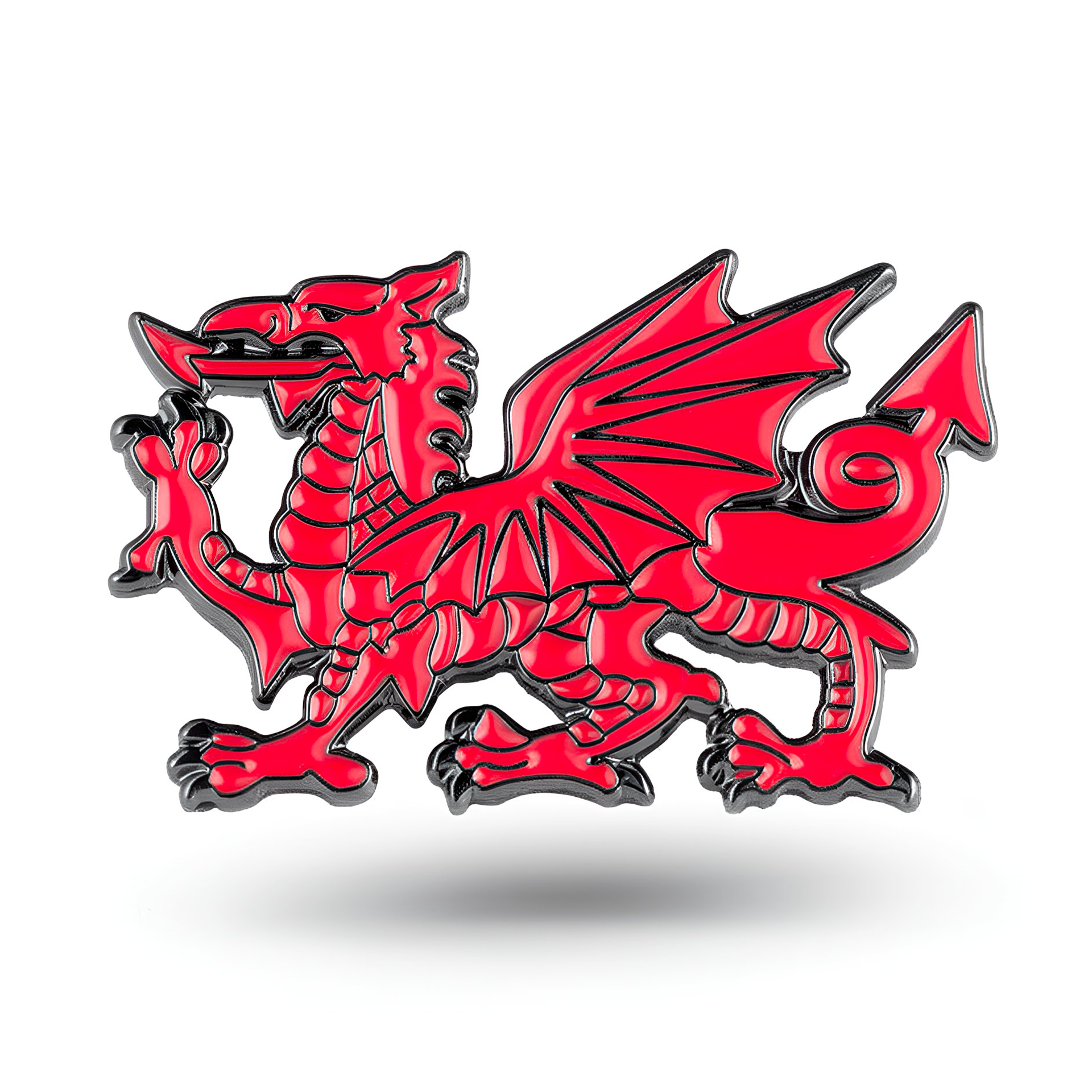 Insignia de alfiler Dragón Rojo Galés Y Ddraig Goch Imagen principal del producto